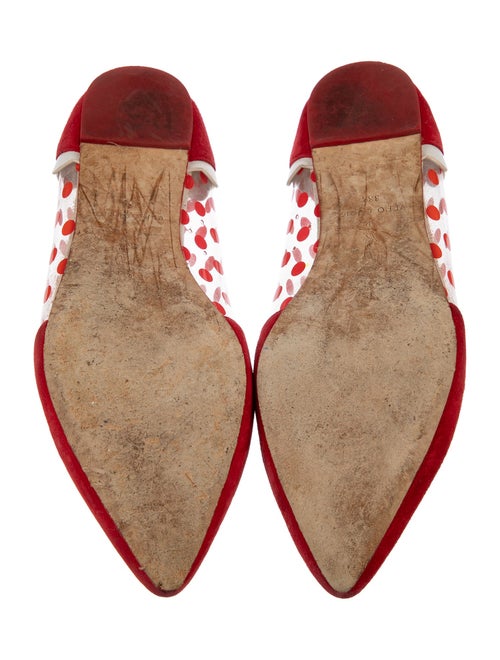 Isa Tapia Suede Patterned Flats