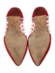 Isa Tapia Suede Patterned Flats