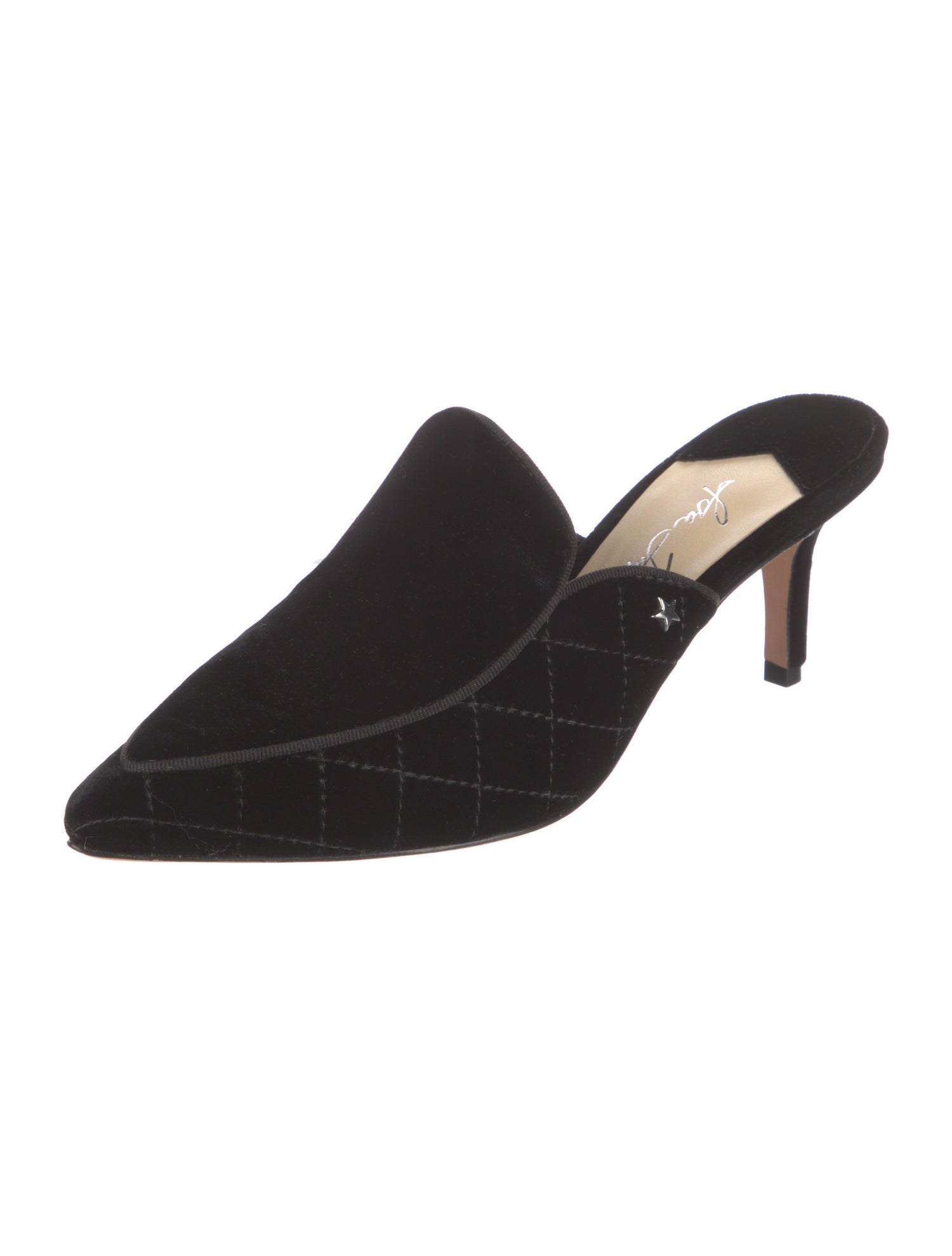 Isa Tapia Velvet Mules