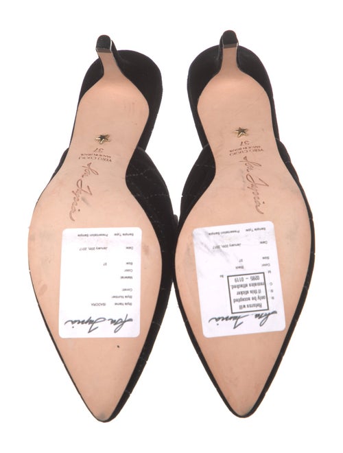 Isa Tapia Velvet Mules