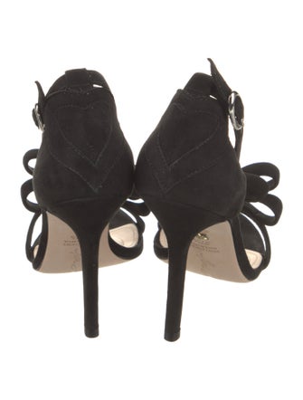 Isa Tapia Suede Sandals
