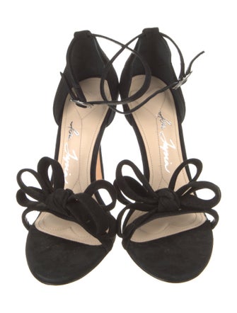 Isa Tapia Suede Sandals