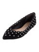Isa Tapia Suede Printed Ballet Flats
