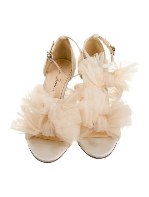 Isa Tapia Satin Sandals