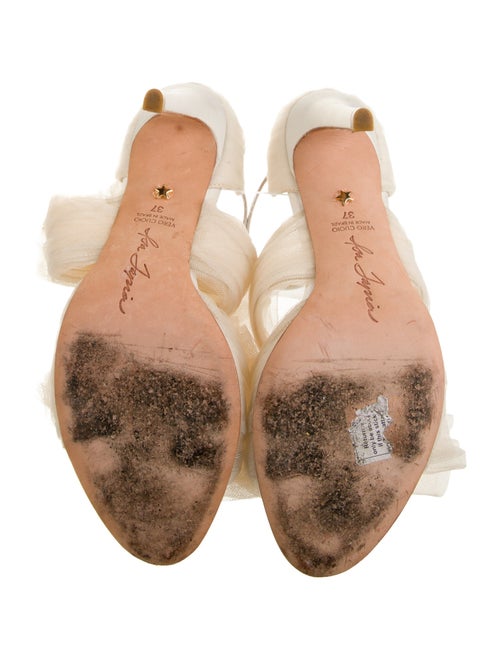 Isa Tapia Satin Sandals