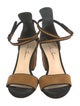 Isa Tapia Suede Colorblock Pattern Sandals