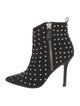 Isa Tapia Suede Studded Accents Boots