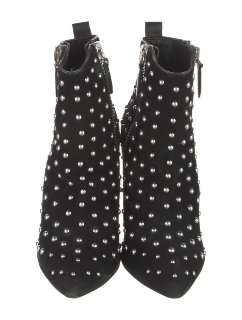 Isa Tapia Suede Studded Accents Boots