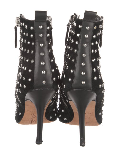 Isa Tapia Suede Studded Accents Boots