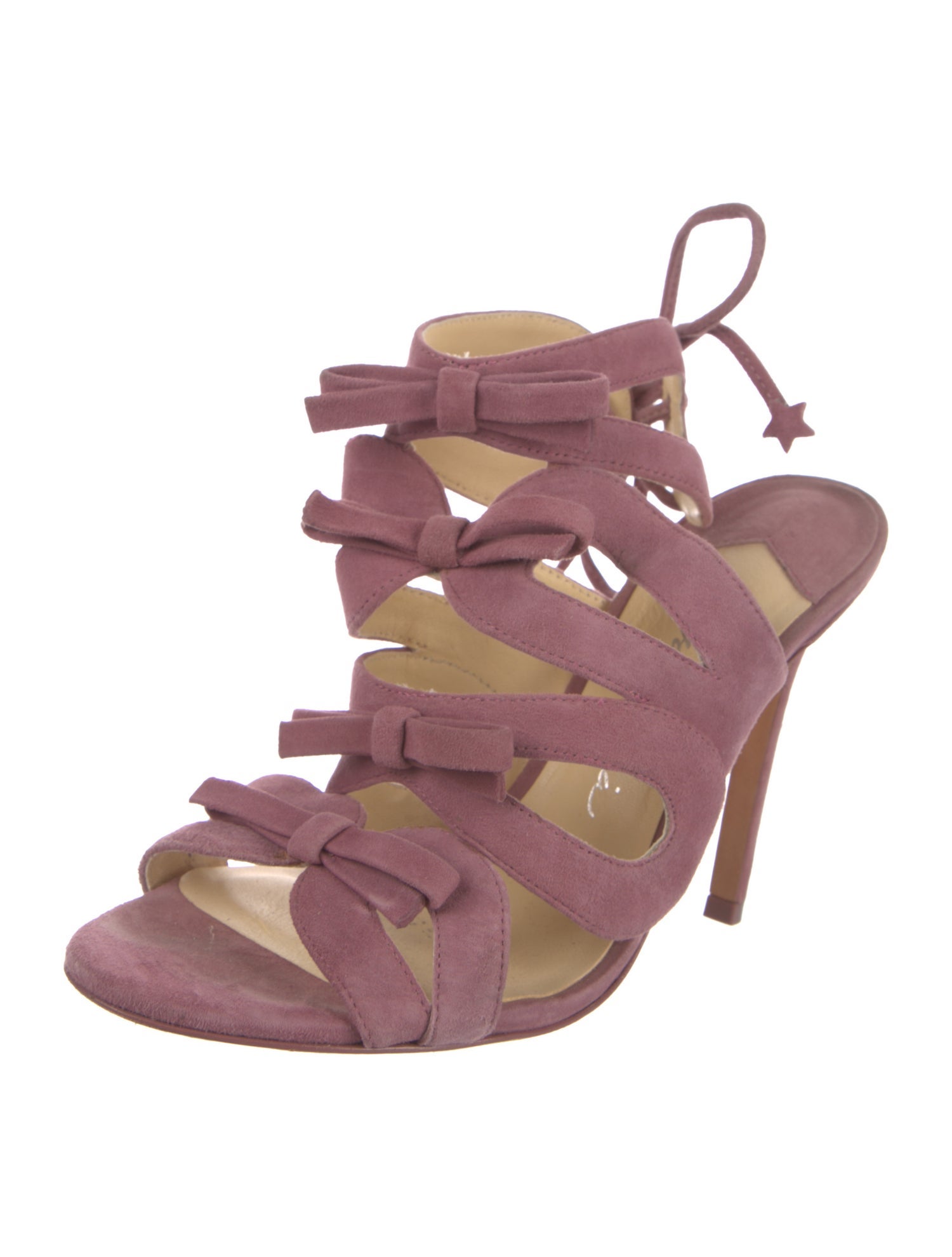 Isa Tapia Suede Gladiator Sandals