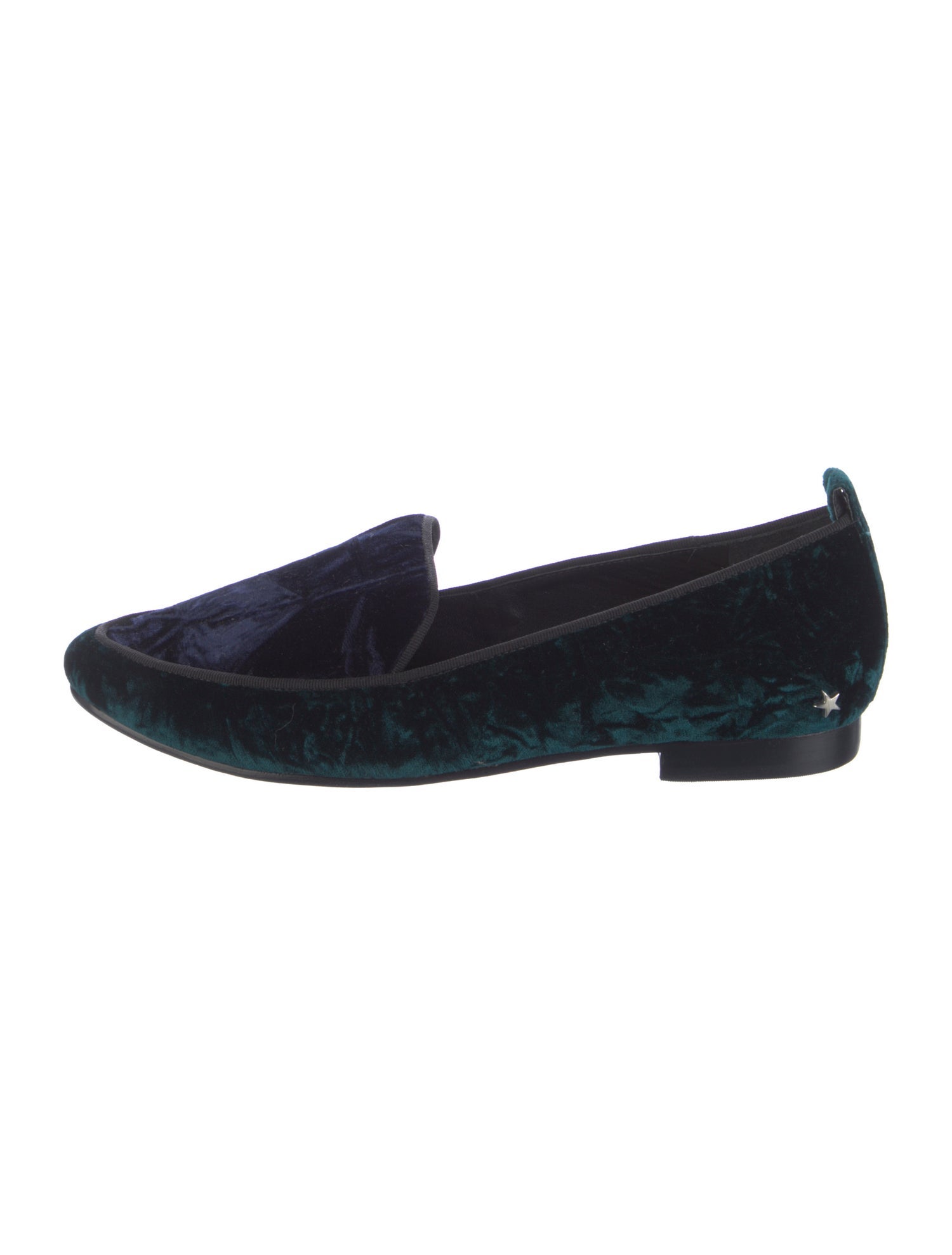 Isa Tapia Velvet Loafers