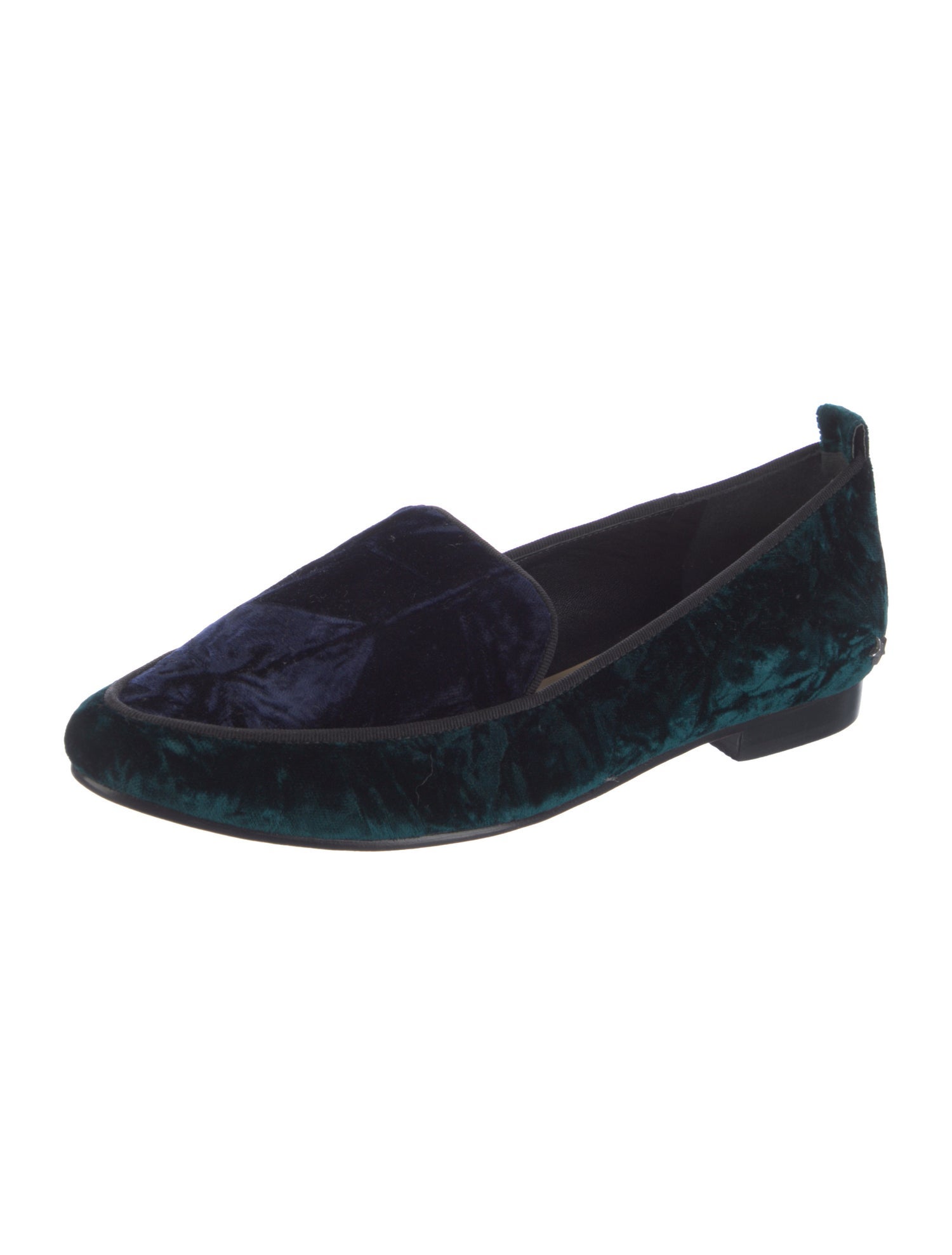 Isa Tapia Velvet Loafers