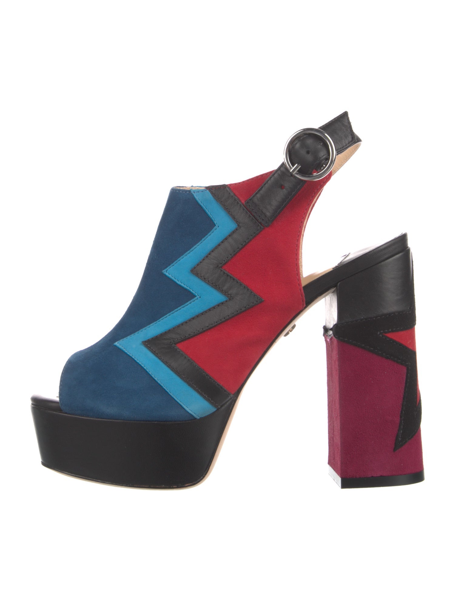 Isa Tapia Suede Slingback Sandals