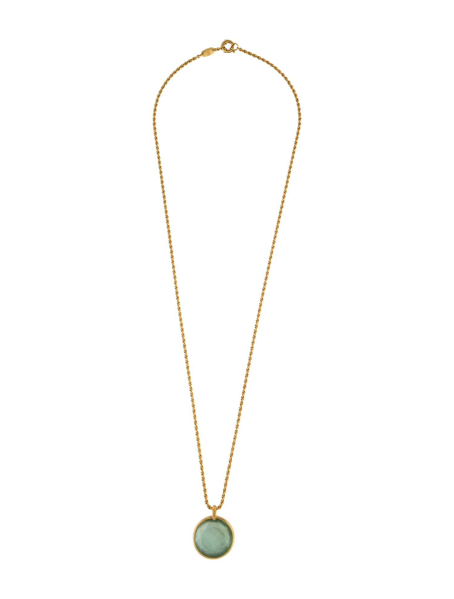 Julie Vos Crystal Pendant Necklace