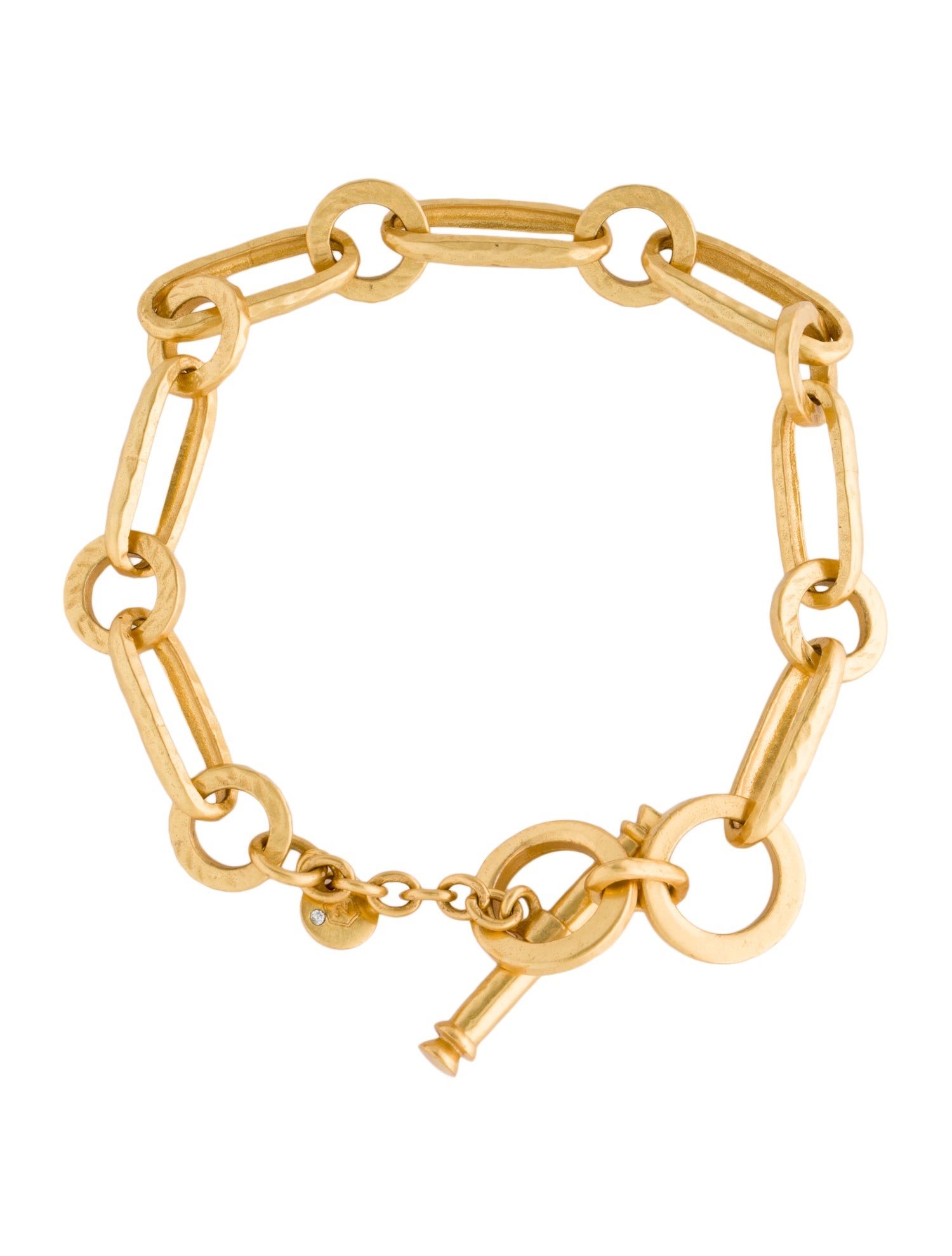 Julie Vos Crystal Palladio Link Bracelet