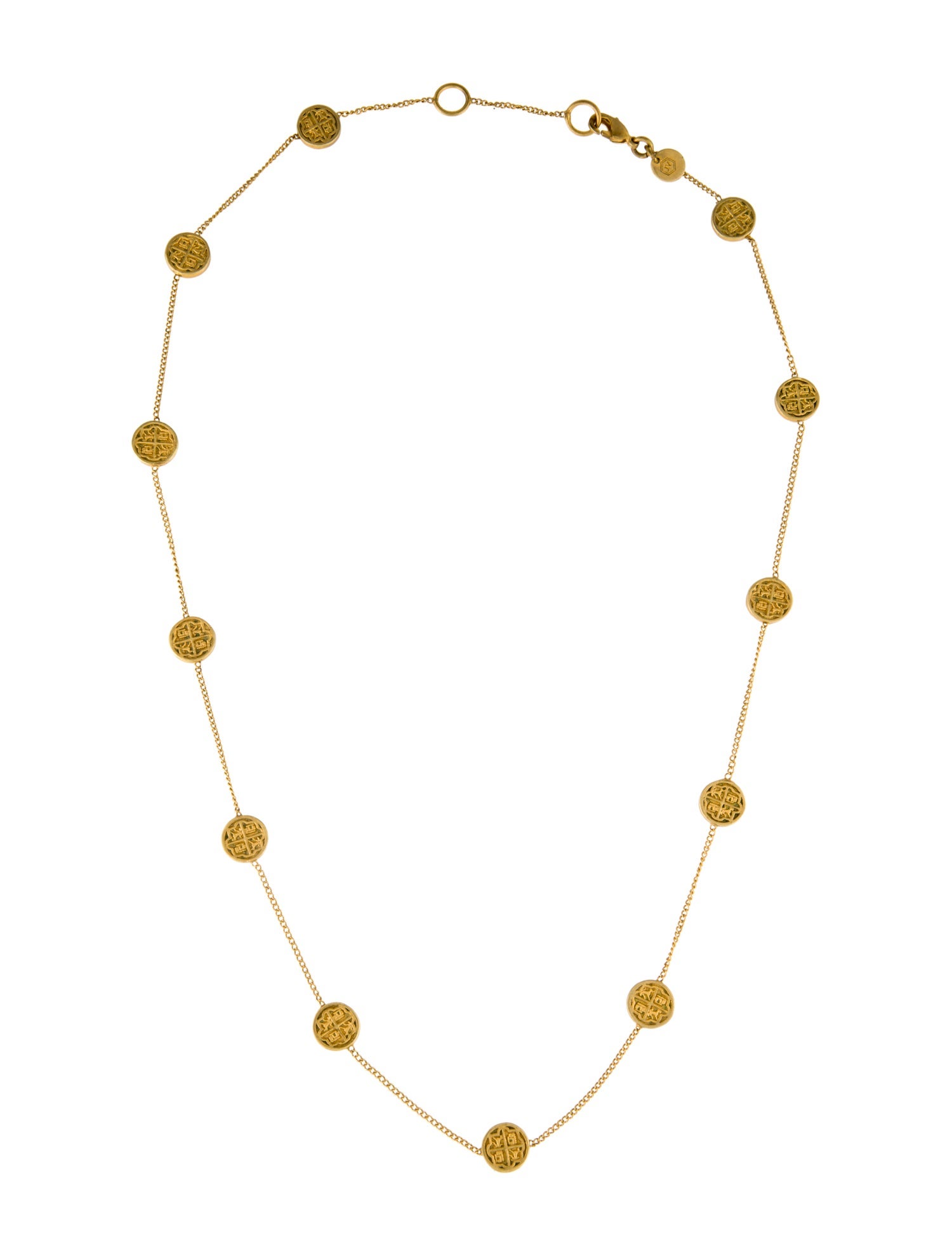 Julie Vos Valencia Delicate Station Necklace