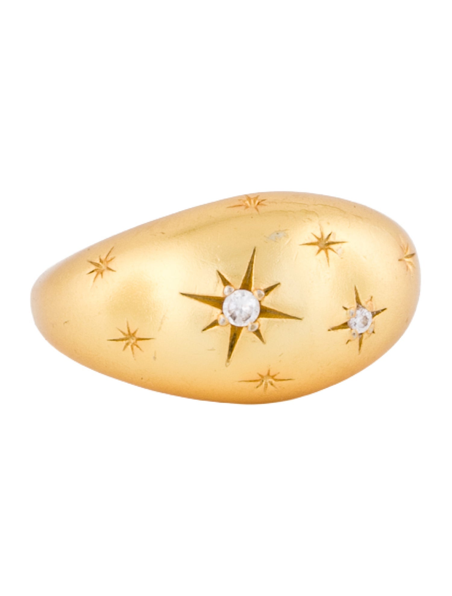 Julie Vos Cubic Zirconia Luna Ring