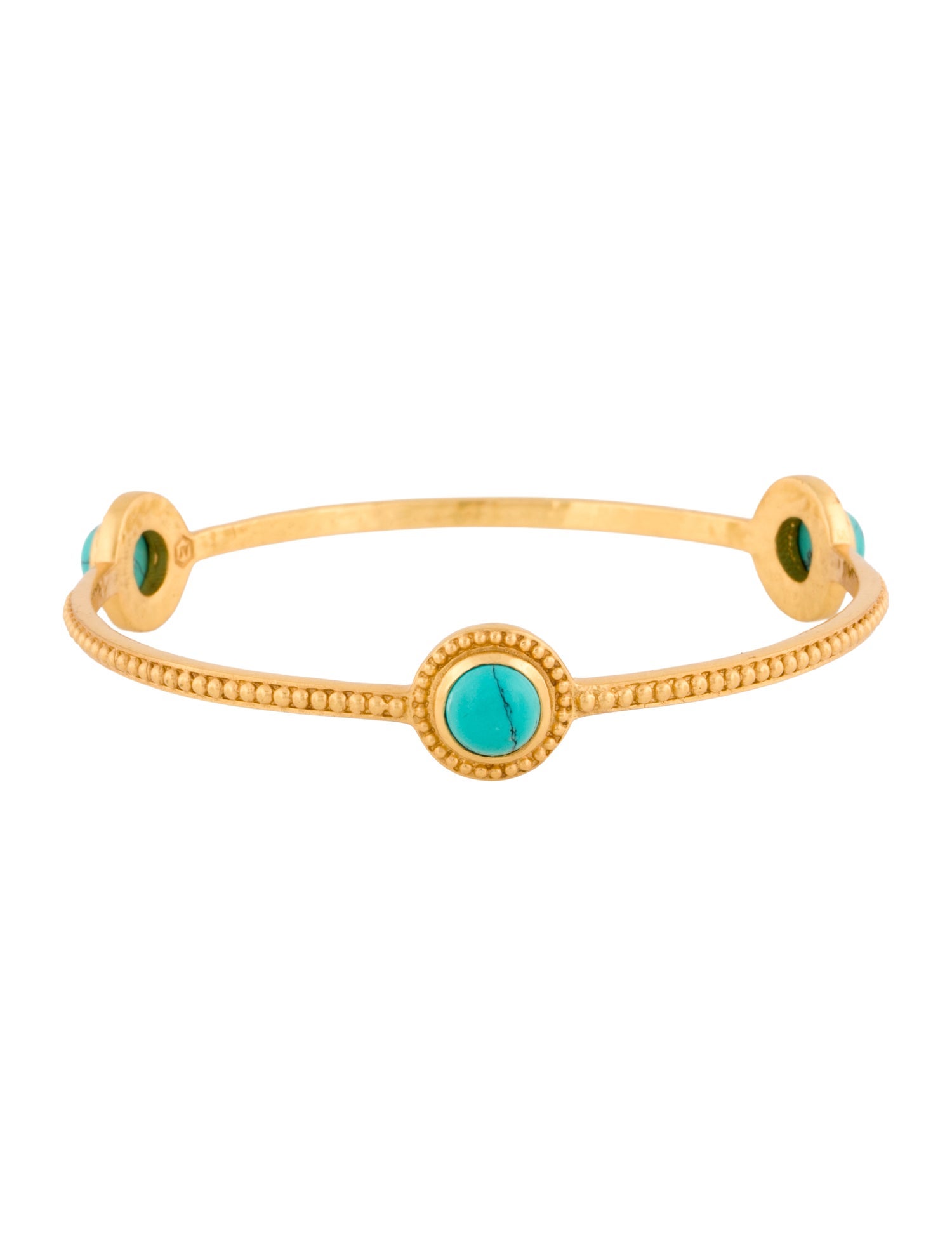 Julie Vos Stone Bangle Bracelet