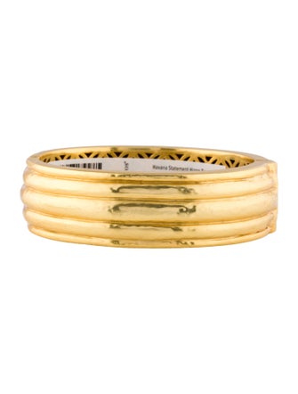 Julie Vos Havana Statement Hinge Bangle