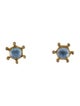 Julie Vos Mother of Pearl & Crystal Stud Earrings