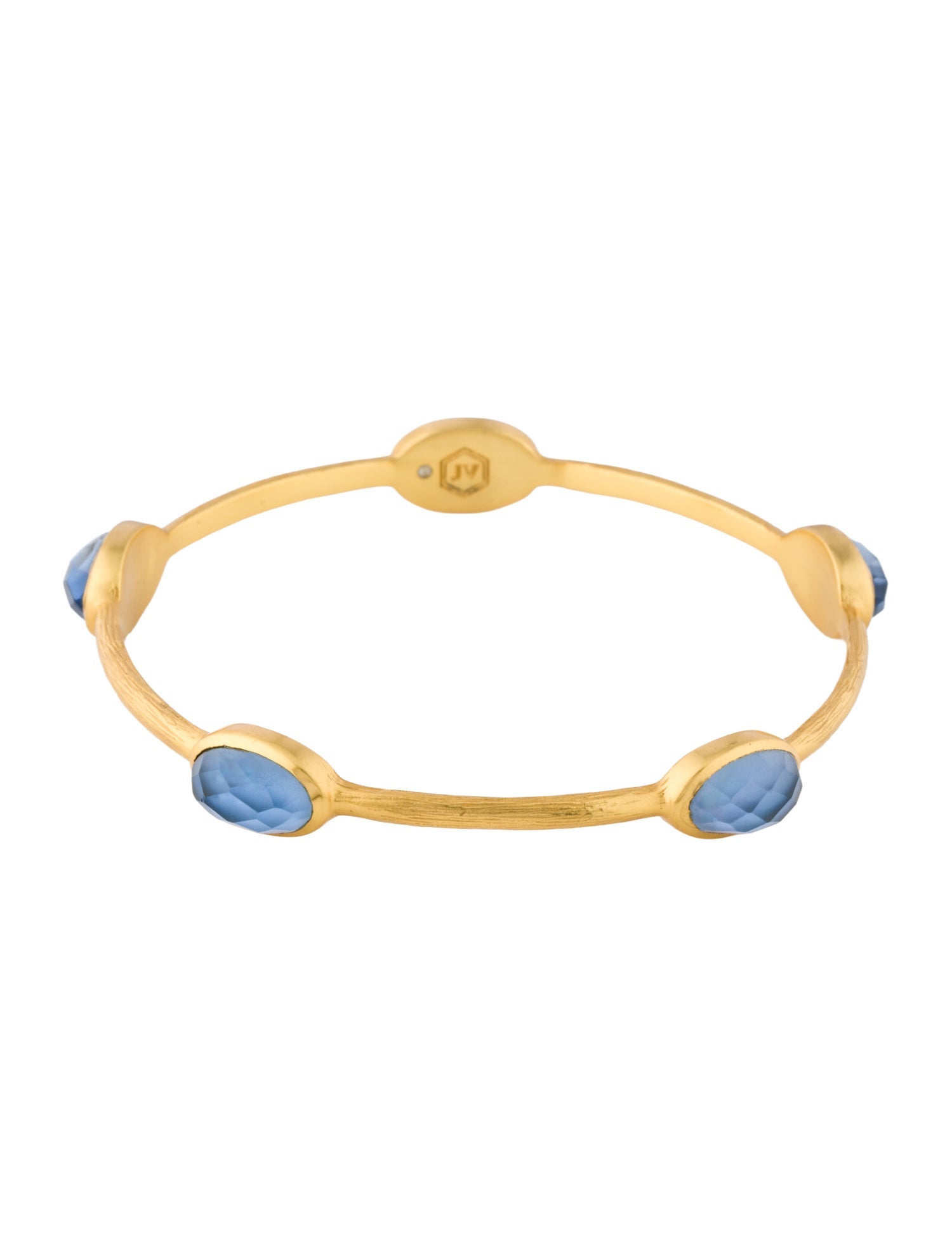 Julie Vos Mother of Pearl & Glass Ivy Bangle