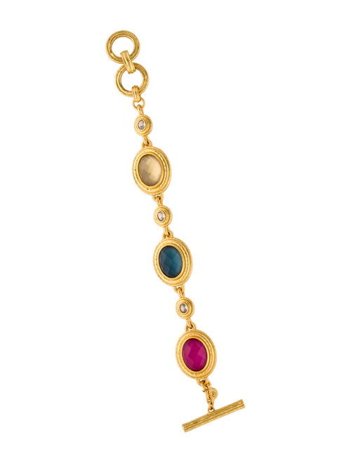 Julie Vos Crystal Link Bracelet