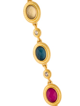 Julie Vos Crystal Link Bracelet