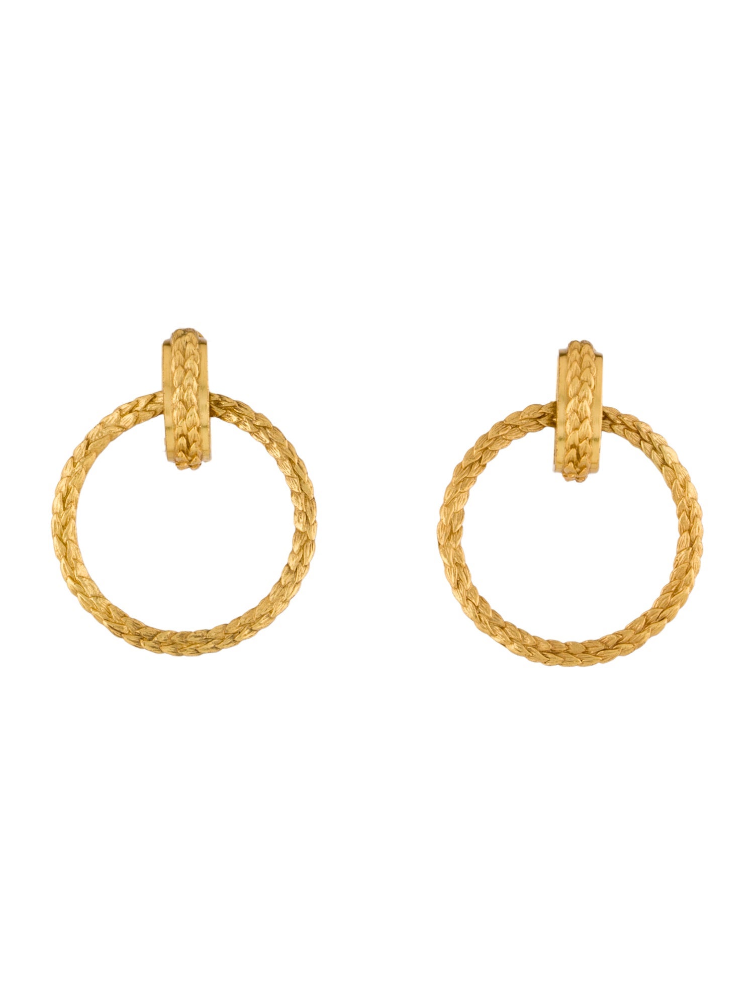 Julie Vos Door Knocker Clip On Earrings