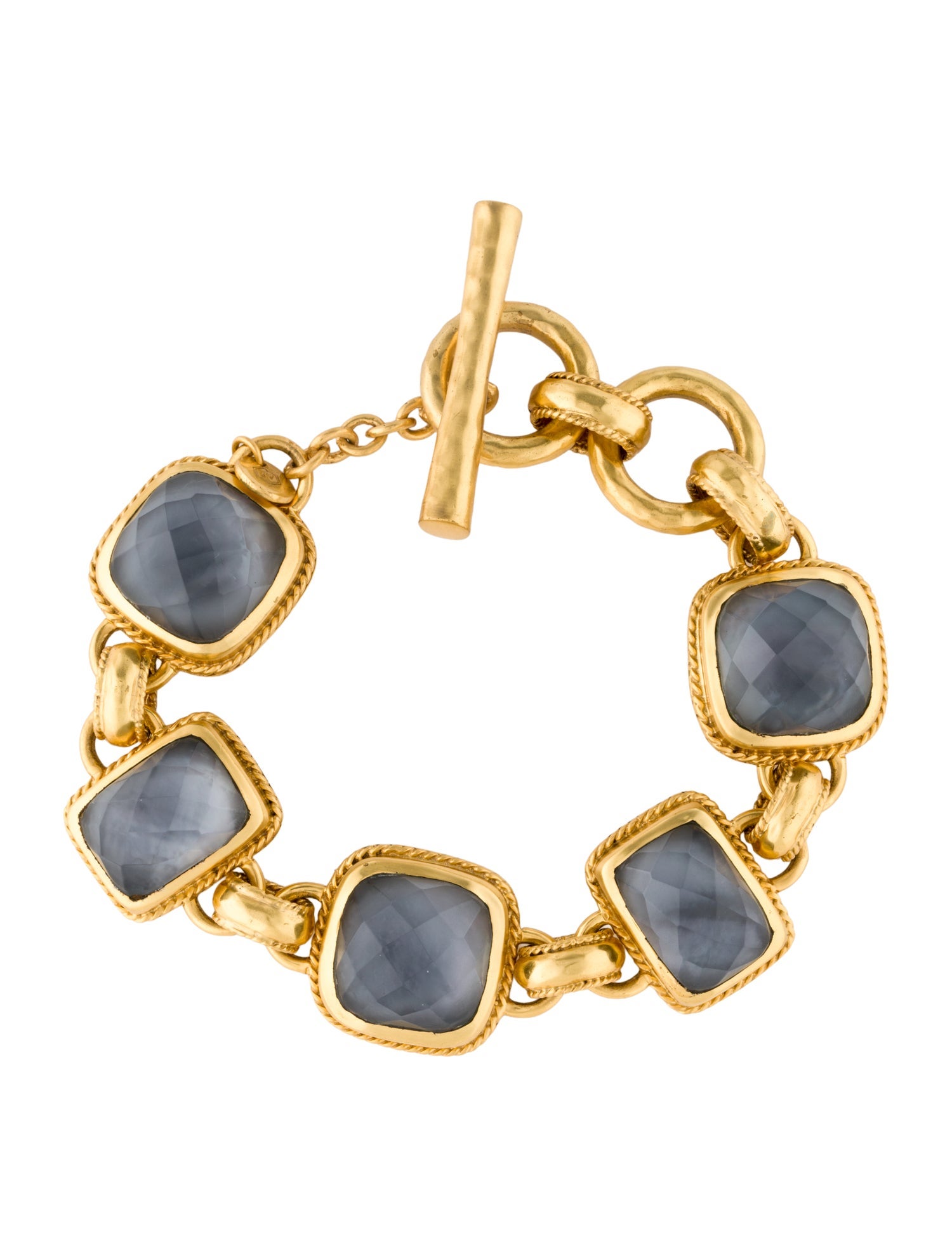 Julie Vos Crystal Link Bracelet
