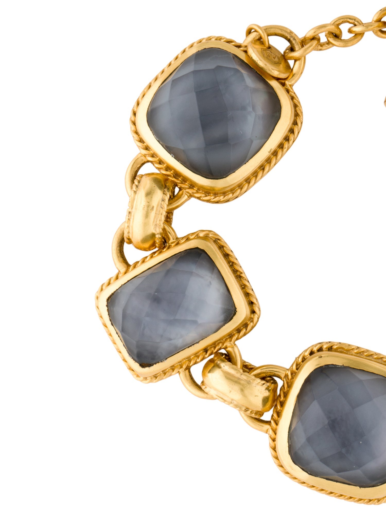 Julie Vos Crystal Link Bracelet