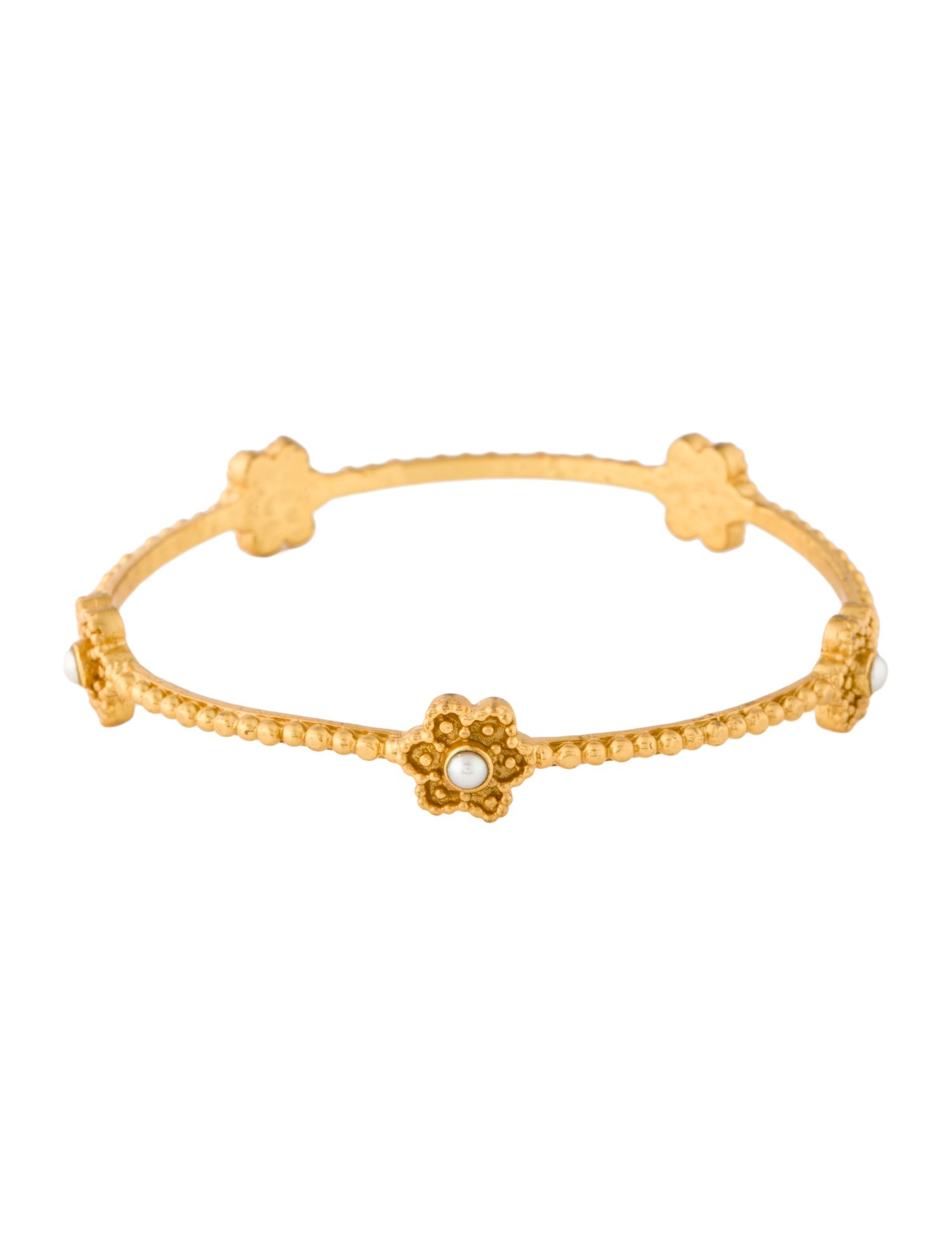 Julie Vos Pearl Bangle Bracelet