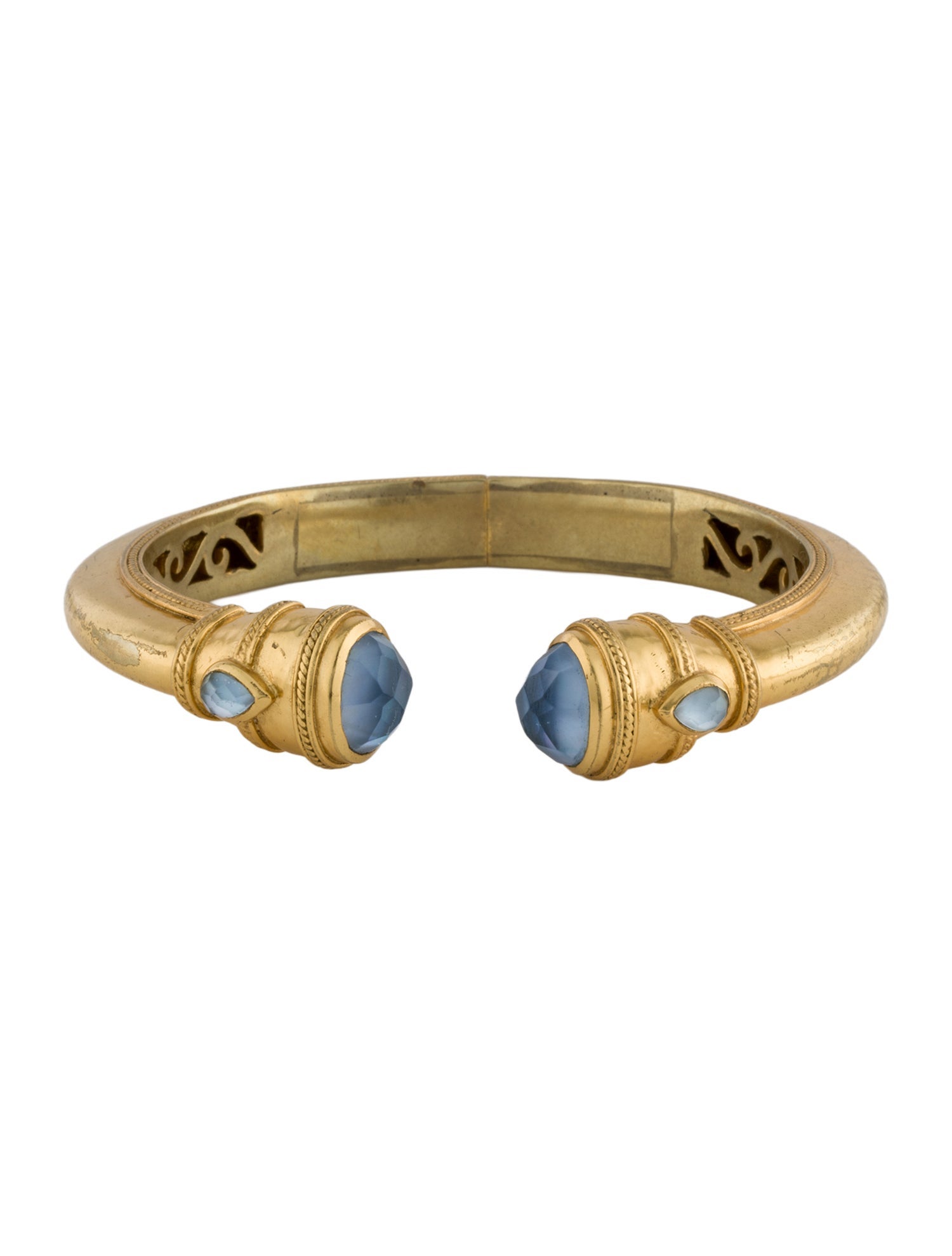 Julie Vos Crystal Cannes Demi Cuff Bracelet