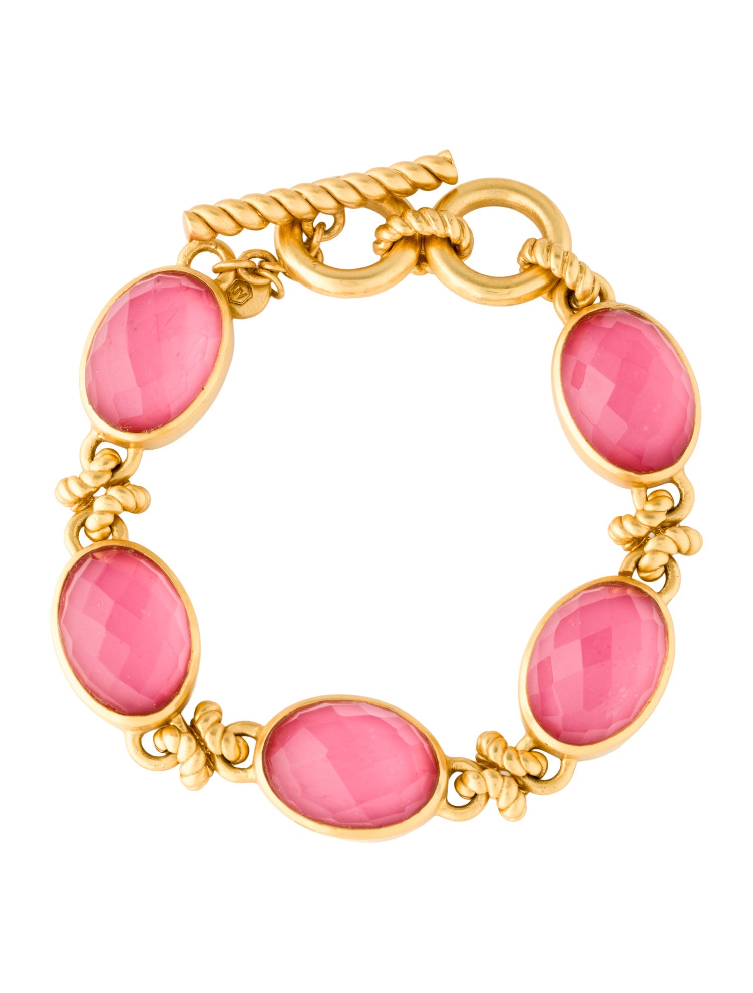 Julie Vos Crystal Link Station Bracelet