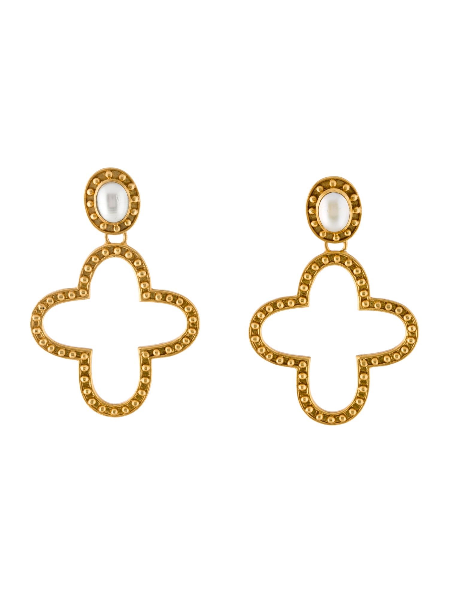 Julie Vos Pearl Drop Earrings