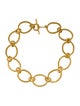 Julie Vos Textured Link Toggle Necklace