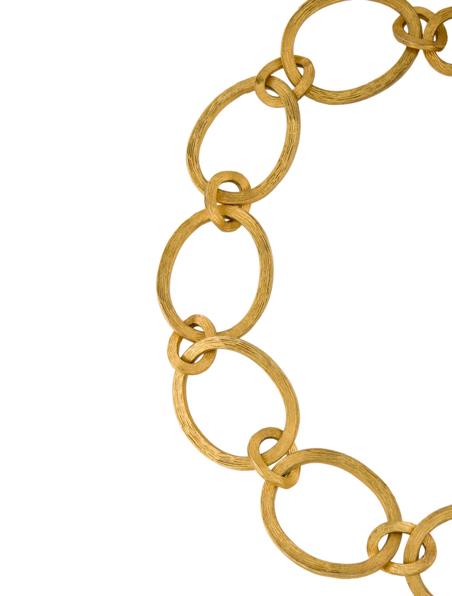 Julie Vos Textured Link Toggle Necklace