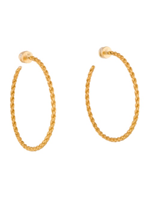 Julie Vos Twist Hoop Earrings