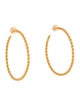 Julie Vos Twist Hoop Earrings