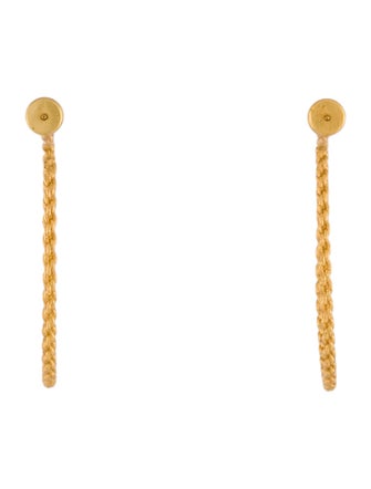 Julie Vos Twist Hoop Earrings