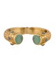 Julie Vos Crystal Demi Hinged Cuff Bracelet