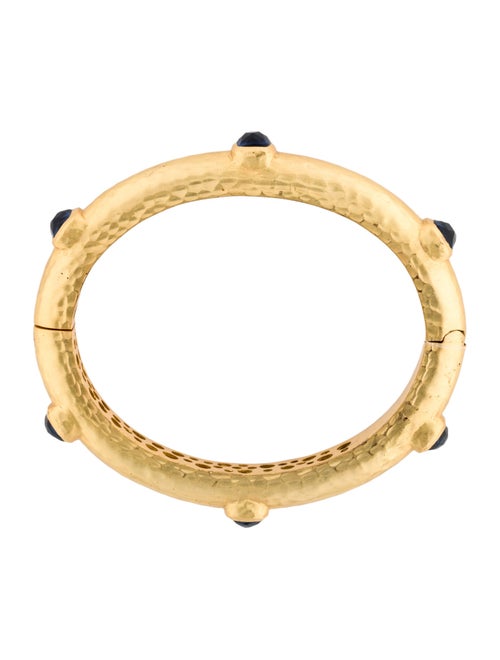 Julie Vos Catalina Glass Hinged Bangle Bracelet