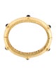 Julie Vos Catalina Glass Hinged Bangle Bracelet