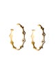 Julie Vos Enamel Hoop Earrings