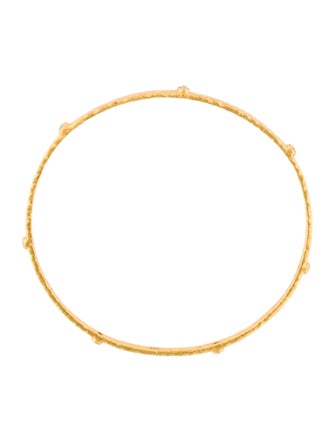 Julie Vos Cubic Zirconia Crescent Stone Bangle