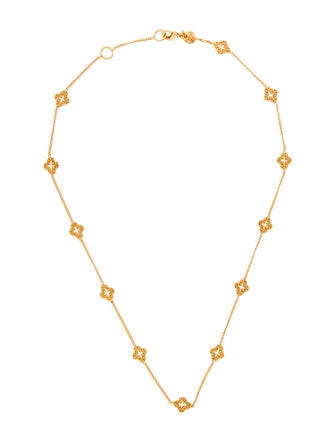 Julie Vos Florentine Demi Delicate Station Necklace