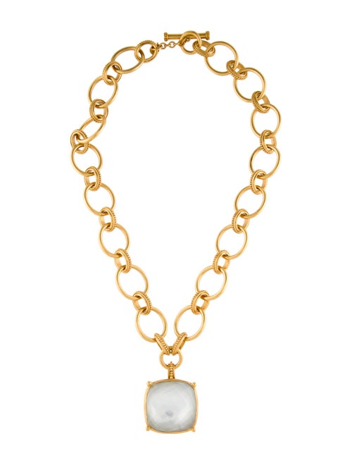 Julie Vos Mother Of Pearl Pendant Necklace