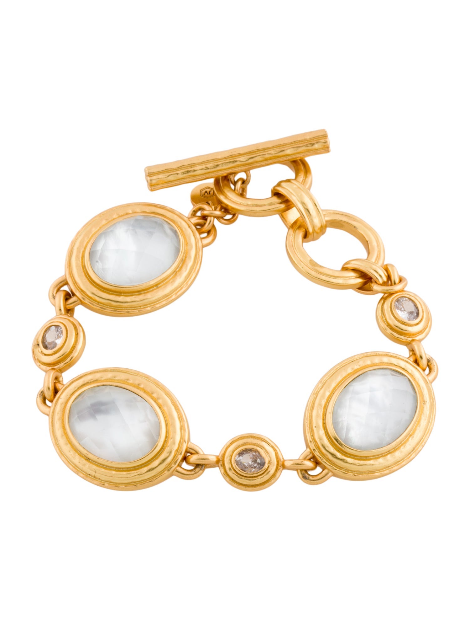 Julie Vos Crystal Link Bracelet