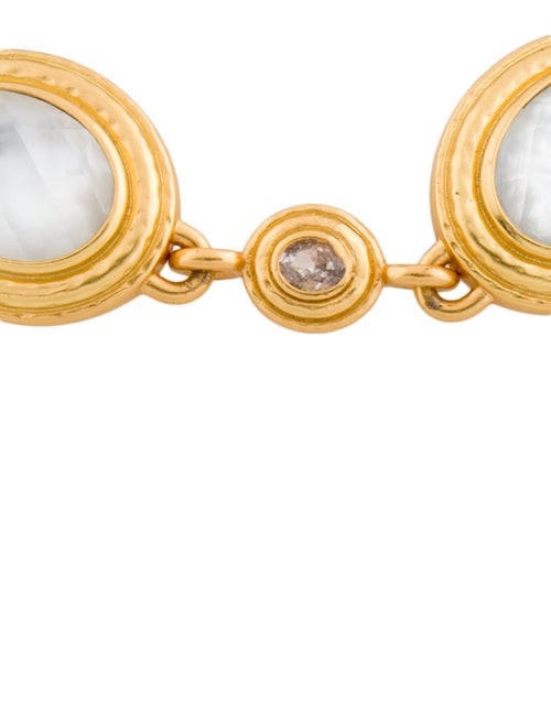 Julie Vos Crystal Link Bracelet