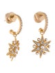 Julie Vos Crystal & Faux Pearl " Celeste" Drop Hoop Earrings