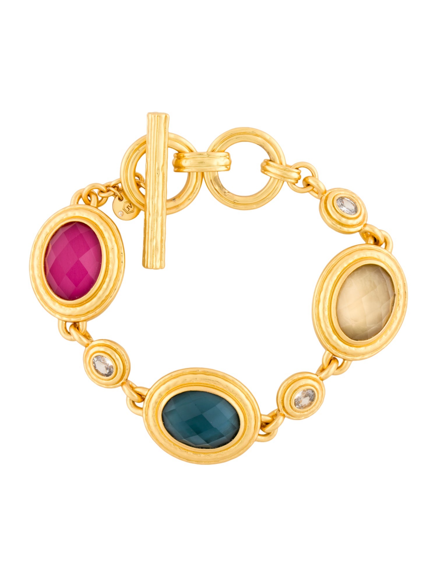 Julie Vos Crystal Link Bracelet